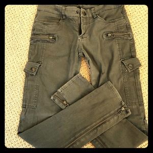 Blank NY distressed Denim in olive green - Size 27